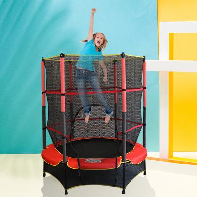 China With Protective Net Kids Trampoline With Fence Vends High Quality Safe Outdoor Trampoline for sale