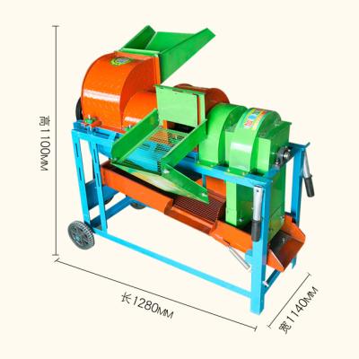 China High quality maize wheat rice rice maize threshing machine is small and mobile for sale