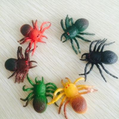 China Soft Toy Joke Play Toys Color Creative Animal Toys Spider Toys For Children And Adult for sale