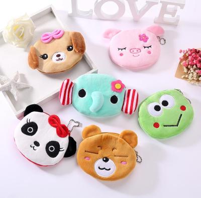 China Wholesale Cute Cartoon Character Plush Fashion Small Gift Hot Selling Coin Purse Main Purse for sale