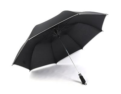 China 2-Folding Umbrella Oversized 2 Folds Business Custom Gentleman Logo Automatic Open Golf Umbrella Sunshade Windproof Umbrellas for sale