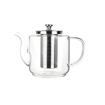 China Cheap High Borosilicate Glass Teapot Heat Resistant Glass Study High Temperature Resistant Teapot for sale