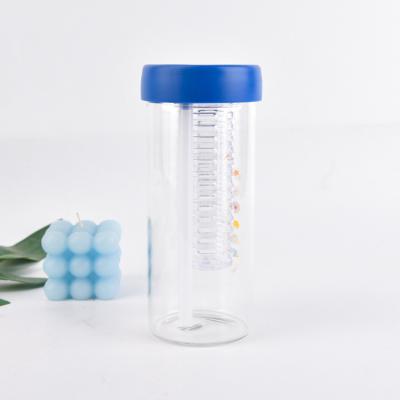 China Straw Tumblers 280ml High Quality Viable Glass Water Bottles Sport Glass Cups Water Drinking Bottle With Straw for sale