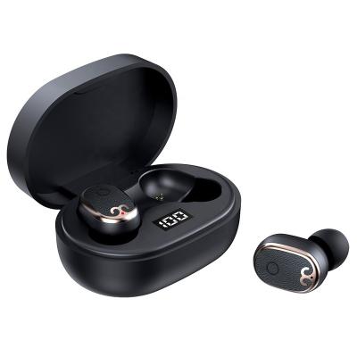 China AGETUNR S17 Bluetooth 5.0 True Wireless Sports Earbuds Handsfree Game/Call Music Wired HD Sound Quality Noise Canceling TWS Earphone Charger Box Black for sale