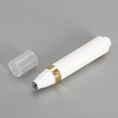 China BEAUTY PACKAGING 10ml Eye Cream Roll Metal Ball Luxury Plastic Empty Cosmetic Airless Serum On Bottle for sale