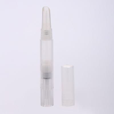 China Customized Empty 1.4ml Lip Gloss Cuticle Oil Pen Cosmetics Twist Pen Packaging With Various Tips for sale