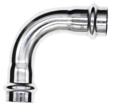 China Traditional Stainless Steel Plumbing Materials Fitting 90 Elbow Tubing Fittings for sale