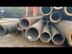 The big diameter carbon steel seamless pipes warehouse