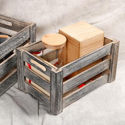 China 15.7*10.2*10.2 modern wholesale multifunctional beer wooden crate fruit wooden crate for sale