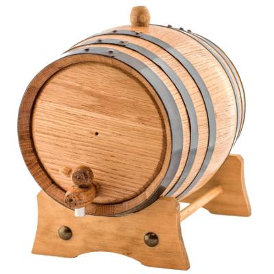 China New Design Beer Morden Handmade Multi Functional Home Storage Wooden Wine Barrel for sale