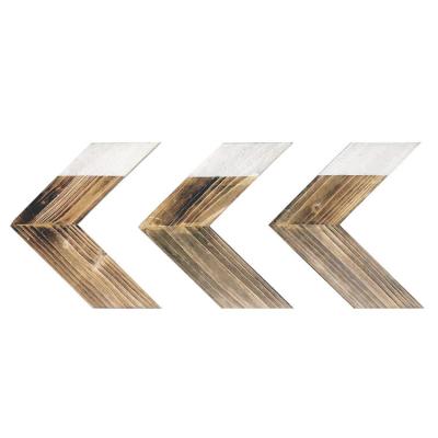 China China Vintage Exquisite Solid Home Decorative Farmhouse Herringbone Wooden Arrow Wall for sale