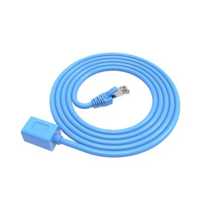 China RJ45 Male To Female Extension Ethernet Cable CAT6 26AWG FTP Shielded Network Cable Cat6 With RJ45 Plug for sale