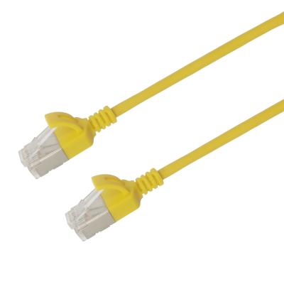 China space-saving & High Flexibility Best Price Cat.6A Patch Cable Ethernet Cat6 RJ45 Netowok Cables Tape Outer Sheath for sale