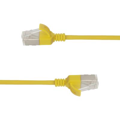 China space-saving & Hot Selling Great Flexibility Cat.6A U/FTP Shielded RJ45 Patch Cable 32AWG With OD: 3.8mm Body Molded Truss for sale