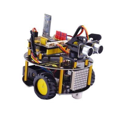 China For Arduino Programming OEM/ODM For BT Avoidance Line Tracking Smart Robot Car Kit For Arduino Robot Car for sale