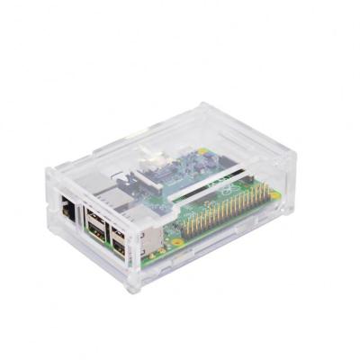 China Acrylic For Raspberry Pi B+ 3 Generation Transparent Case Shell Chassis Set Acrylic Box for sale