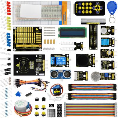 China Stater Kit for Raspberry pi Keyestudio New Ultimate Starter Study Kit for Raspberry pi ADXL345, HC-SR04 Ultrasonic, 1602 LCD for sale