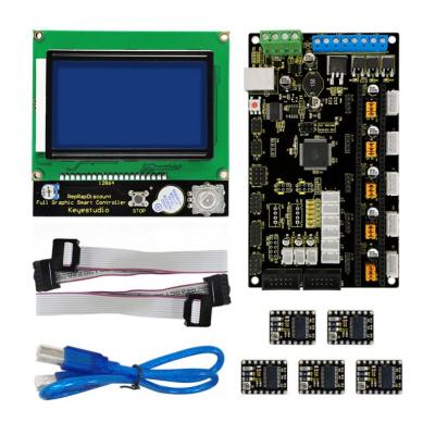 China Keyestudio Universal 3D Printer Kit for Include MKS Base V1.2++5x 8825+12864 Smart LCD Controller for sale