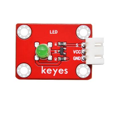 China For Arduino ONU Board Keyes Brick Led Module Green Anti-reverse Plug White Terminal (Protection Hole) For Arduino for sale