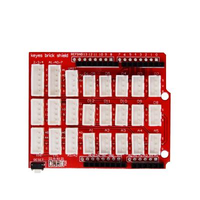 China For Arduino ONU Board Keyes Brick Shield Sensor Expansion Board Anti-Reverse Plug White Terminal for sale