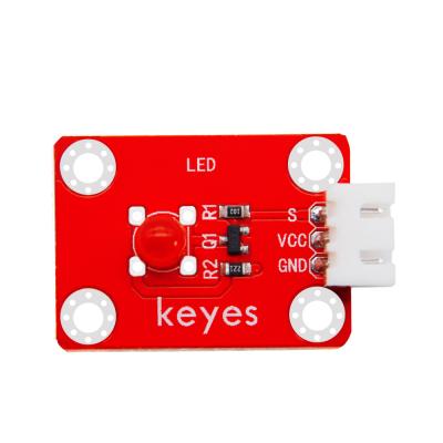 China For Arduino ONU Board Keyes Brick Led Module Red-Red Anti-Reverse Plug White Terminal (Protection Hole) for sale