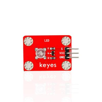 China Componets Keyes Immersion Straw Hat Red Led Light Electronic Module (With Solder-hole Protection) for sale