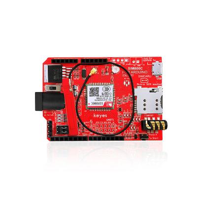 China PHON/SMS/FTP Keyes SIM800C Shield Red for Arduino and 2560 GPRS GSM for sale