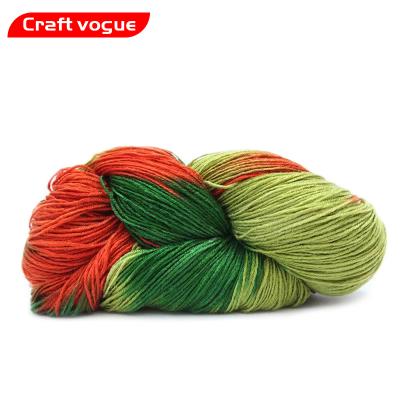 China Open End High Lot Soft Touch Factory Supply Vogue Craft Anti-pilling Craft Yarn Acrylic Skein Bulky Mix Skeins for sale