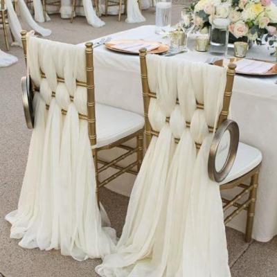 China Simple Wedding Sash Banquet Chair Covers Bulk Party Decoration for sale