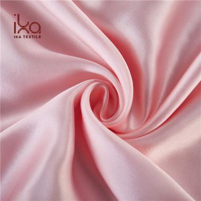 China Italian 100% plain silk dye plain satin silk fabric price per meter for sale