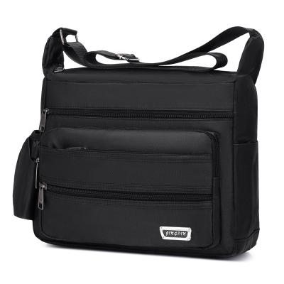 China New tide horizontal casual men's cross of the laptop bag men's handbag - body bag Oxford cloth business men's bag messenger bag for sale