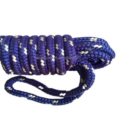 China Heavy Duty Double Braid Nylon Line Boat Rope Rope Marine Nylon Rope for sale