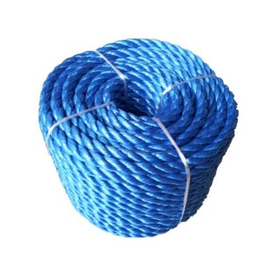 China PP PP Split Film Rope Rope Seil 8mm*20m For German Blue for sale