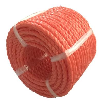 China PP PP Split Film Rope Rope Seil 4mm*20m For German Orange for sale