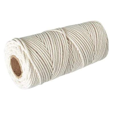 China Cotton 2mm Cotton Rope Twine Mason Line 100meters Natural Cotton Rope for sale