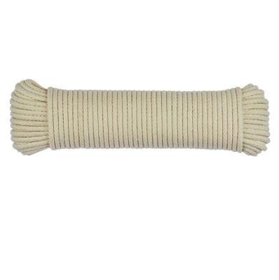 China Cotton 100ft natural cotton rope, clothesline rope, ideal for hammocks, halters for sale