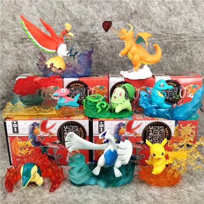 China MODEL TOY 8pcs Anime Blind Box Toys Pokemon Figure Doll For Kids Creative Gifts for sale