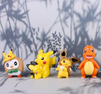 China MODEL TOY 7pcs pokemon figure set model stock number cartoon anime ornaments for sale