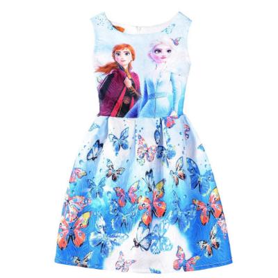 China Breathable Kids Frozen Dresses Flower Kids Girl Dress for sale