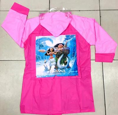 China Bachelorette Waterproof Clothes Spiderman Kids Frozen Raincoat With School Bag Pocket for sale