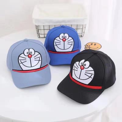 China JOINT Cartoon Doraemon Hat Kids Baseball Cap for sale