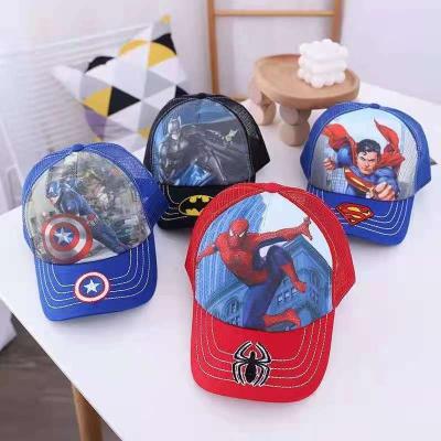 China JOINT Boys Girls Baseball Cap Kids Baseball Cap Spiderman Kids Casual Hat for sale