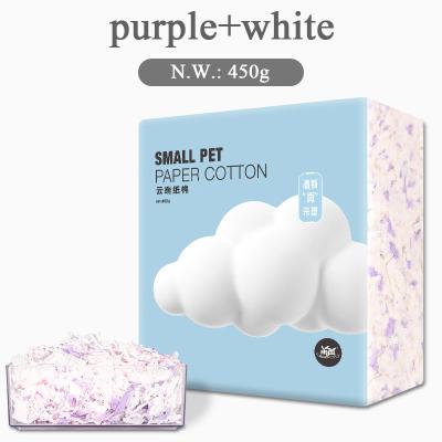 China Candy Viable Pet Cotton Hamster Cotton Paper Cleaning Bedding For Small Pet Supplies for sale