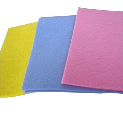 China Viable Wholesale Customized Disposable Felt Dish Colored Nonwoven Fabric For Kitchen for sale