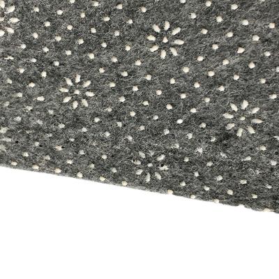 China PVC Dots Point Plastic Non-Woven Felt Non-Woven Mat Bottom Non-Slip Felt Fabric Viable Non-Slip Fabric for sale