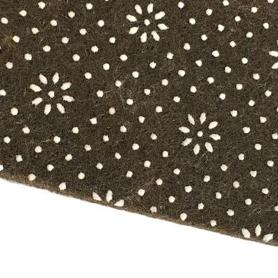 China Viable Hot Sale Non Woven Fabric Polyester Felt PVC Bathroom Kitchen Dots Carpet Back For Home for sale