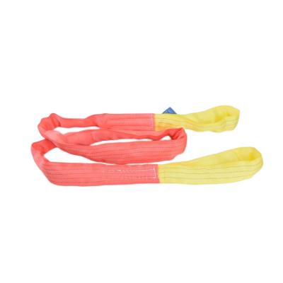 China Professional Manufacturer Fresh Color Durable Crane Lifting Belt Heavy Goods Lifting for sale