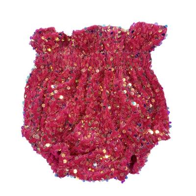 China Color Fade Proof Hot Selling Baby Girls Sequin Bloomer Sparkles Fashion Kids Bummies for sale