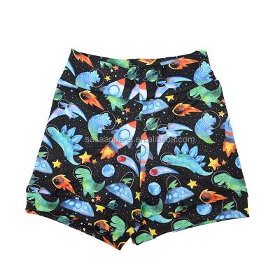 China Anti-wrinkle Kids Summer Shorts Boys Dinosaur Cartoon Mini Kids Boutique Shorts for sale