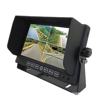 China Heavy Duty High Definition Digital 7 Inch Quad Monitor For Trailer T-S7005Q for sale